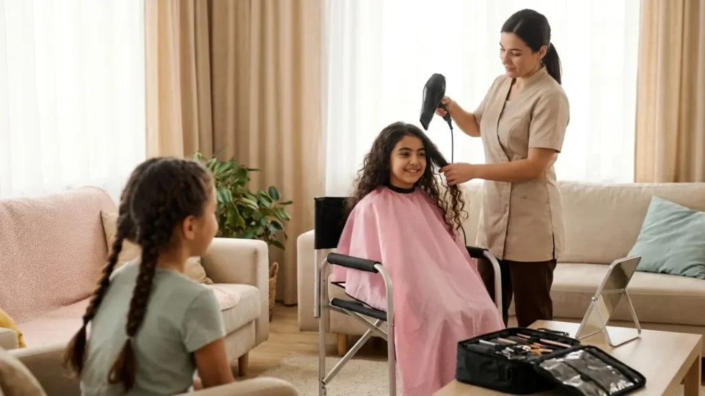 Kids Salon Home Service in Abu Dhab